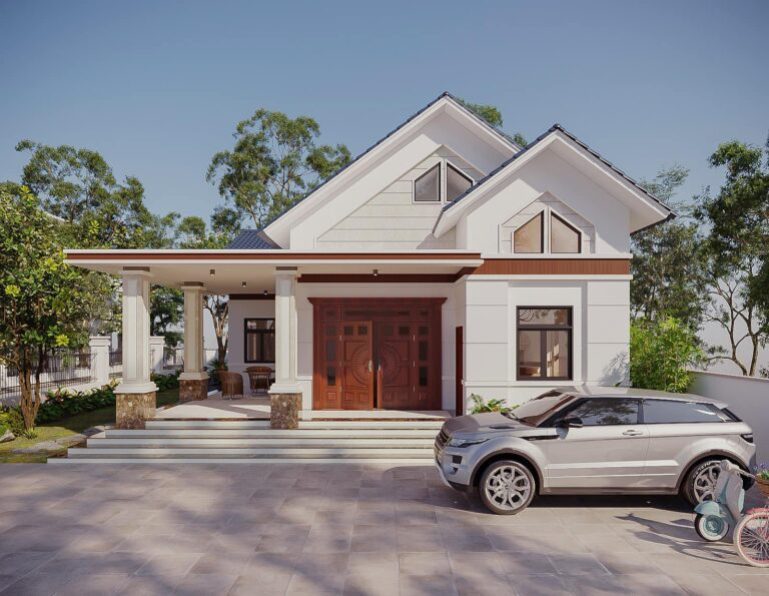 Nguyen Duc - Free 3D House Exterior Model Download 