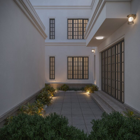 Hoang Trong Quan - Free 3D Villa Exterior Model Download 