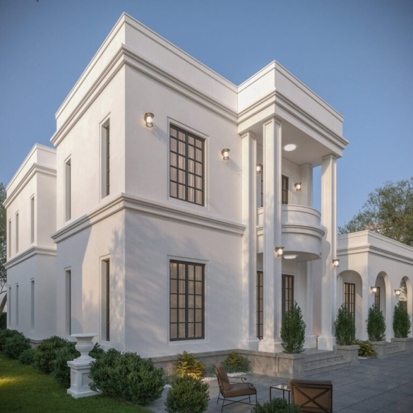 Hoang Trong Quan - Free 3D Villa Exterior Model Download 