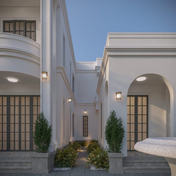 Hoang Trong Quan - Free 3D Villa Exterior Model Download 