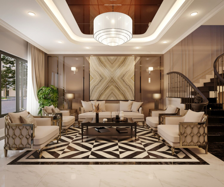 Nguyen Thanh Dat - Download Free Living Room – Kitchen Interior Model 