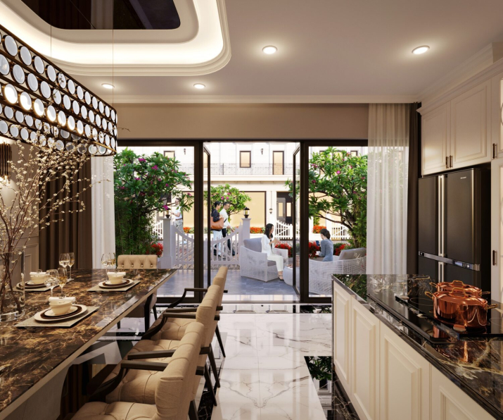 Nguyen Thanh Dat - Download Free Living Room – Kitchen Interior Model 