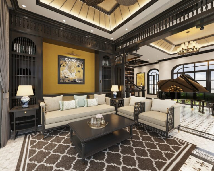 Pham Manh Long - Download Free 3D Indochine House Interior Model