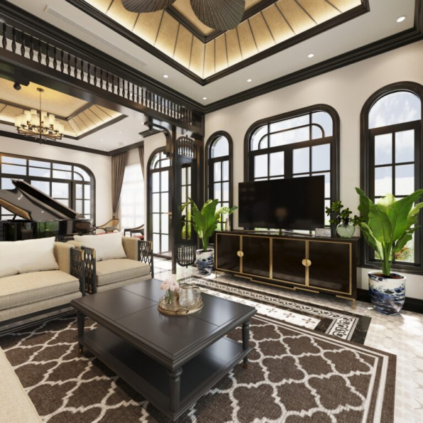 Pham Manh Long - Download Free 3D Indochine House Interior Model