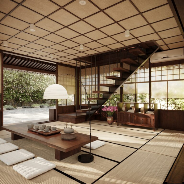 Quan Tran - 3D Japan House Model Download 