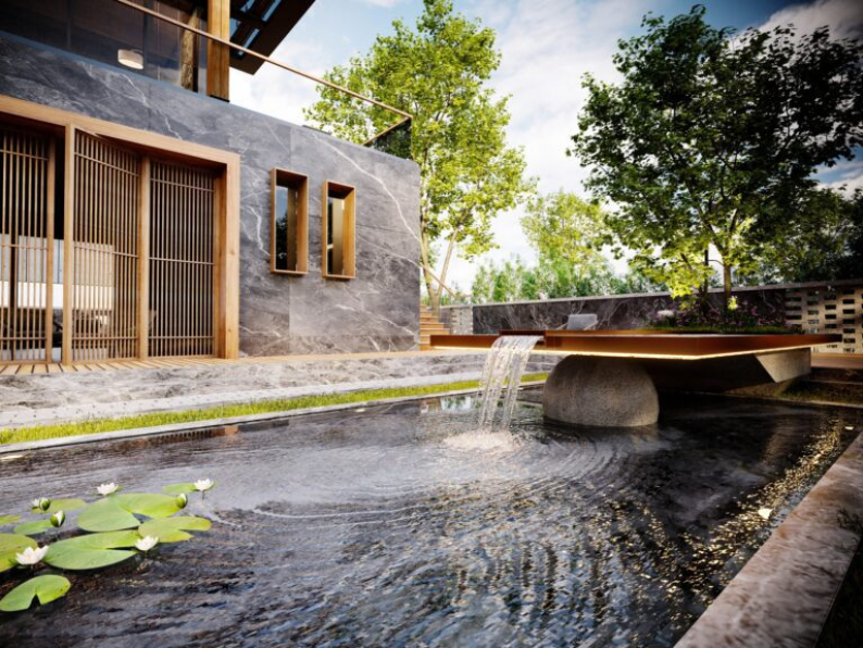 Quan Kts - Free 3D Japan Villa Exterior Model Download 