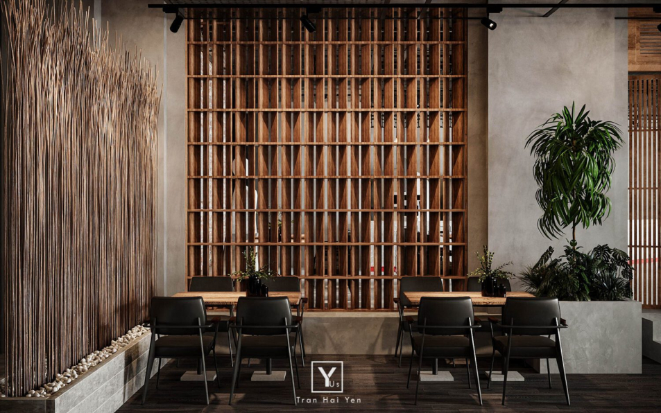 Tran Hai Yen - Download Free Restaurant Interior Model 