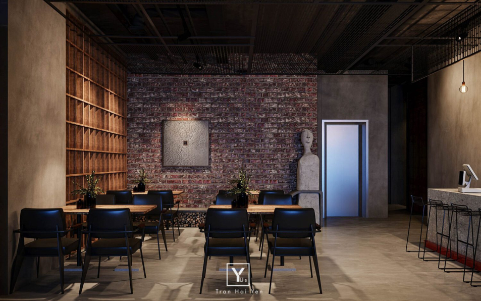 Tran Hai Yen - Download Free Restaurant Interior Model 