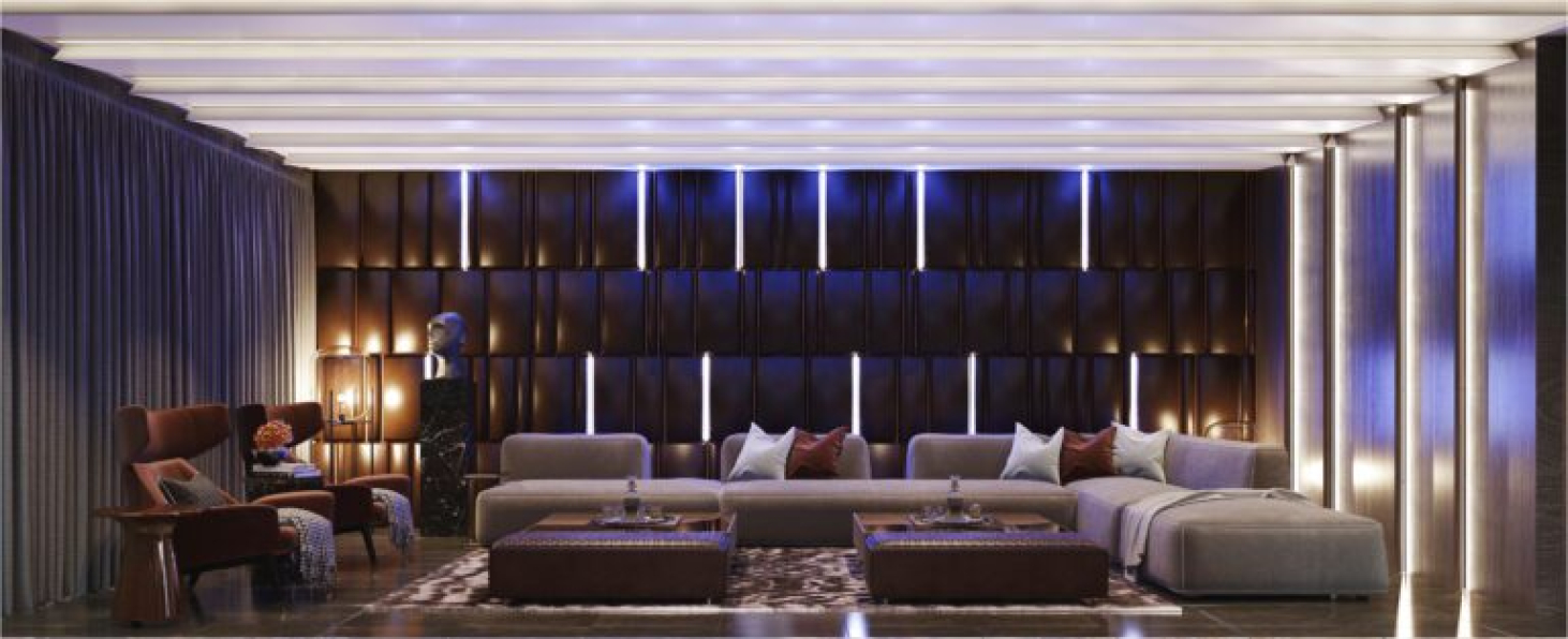 Hoa Le Van - 3D Movie Room Interior Model Download 