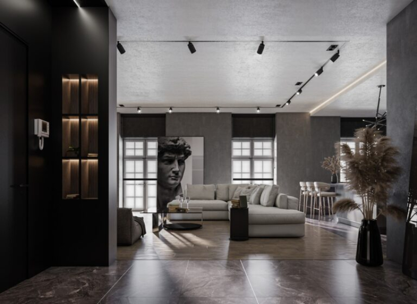 Duc Giang - Free 3D Livingroom- Bedroom Interior Model Download 