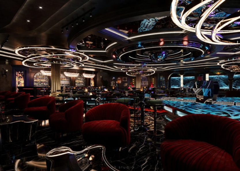 Duong Bui - Download Free Bar Restaurant Interior Model 