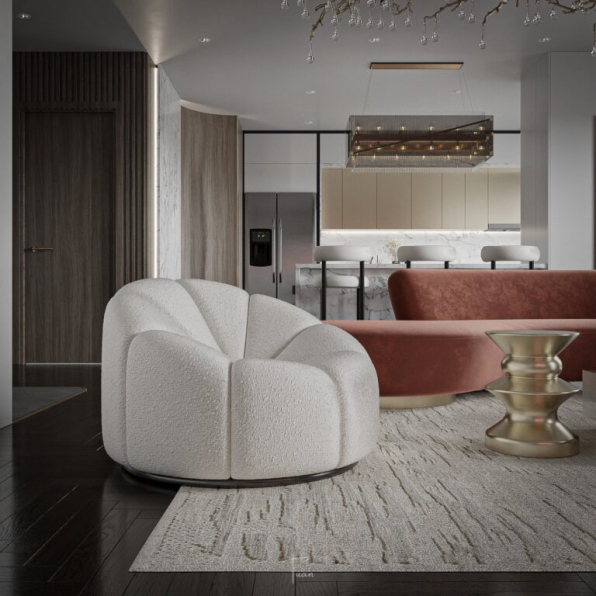 Trung Tuan - Free 3D Living Room Interior Model Download 