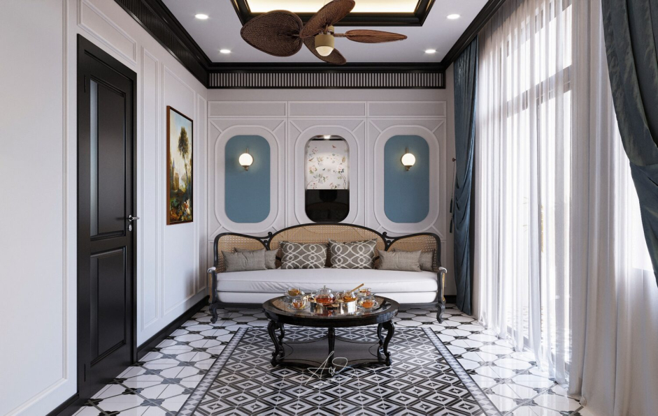 Nguyen Viet Anh - Download Free Indochine Bedroom Interior Model 