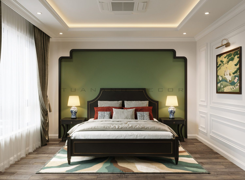 Tuan Anh Decor - Download Free Indochine Bedroom Interior Model 