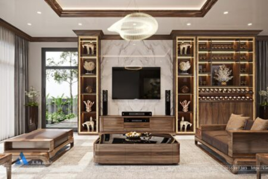 Ngo Thi Hang - Free 3D Living Room Interior Model Download 