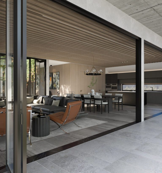 Cao Thi - Free 3D Livingroom- Kitchen Interior Model Download 