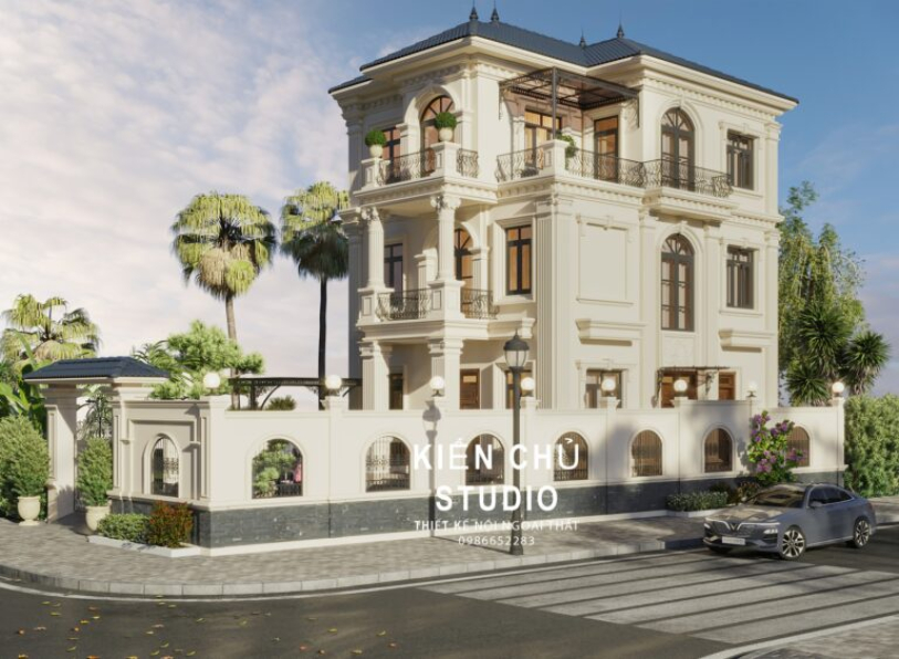 Nguyen Van Chu - Free 3D Villa Exterior Model Download