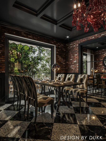  Dat Nguyen - Download Free Restaurant Interior Model