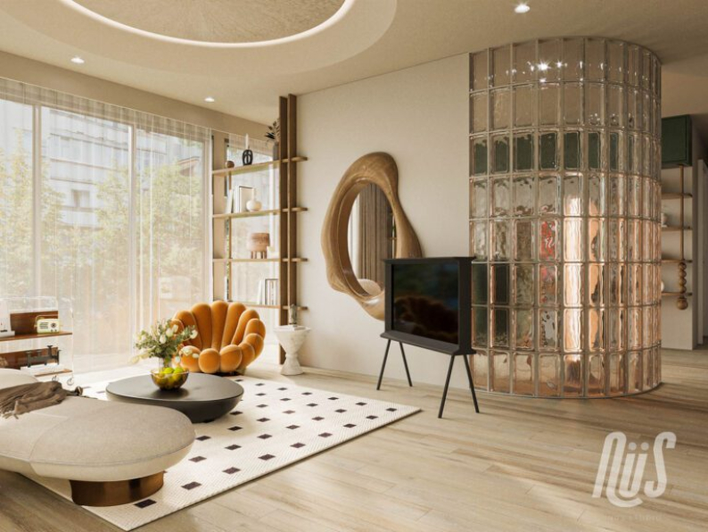 Nguyen Thao - Free 3D Livingroom- Kitchen Interior Model Download 