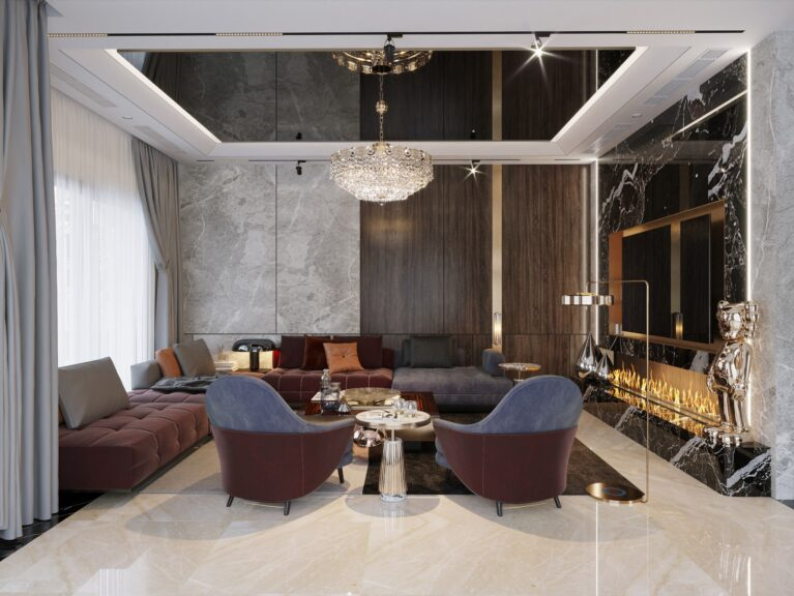 Ngoc Vinh - Free 3D Living Room Interior Model Download 