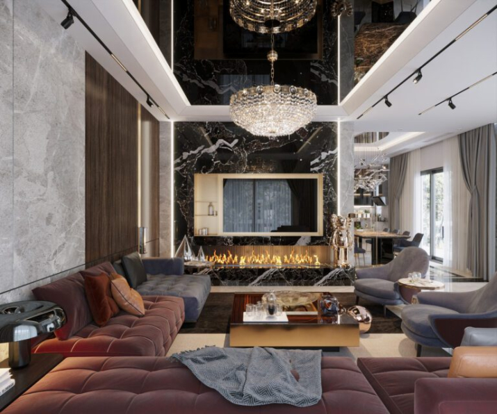 Ngoc Vinh - Free 3D Living Room Interior Model Download 