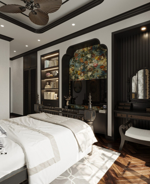 Tran Ngoc Thuong - Download Free Indochine Bedroom Interior Model 