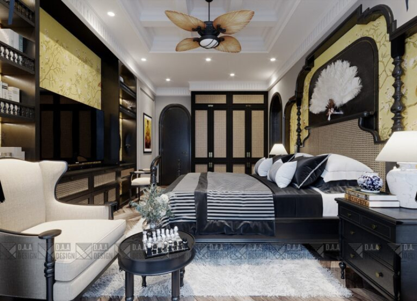 Duy Anh - Free 3D Indochine Villa Interior Model Download 