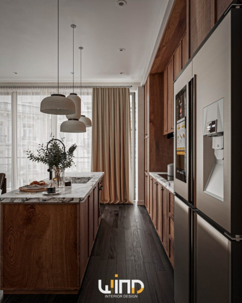 Nguyen Diep - 3D Living Room - Kitchen Interior Model Download 