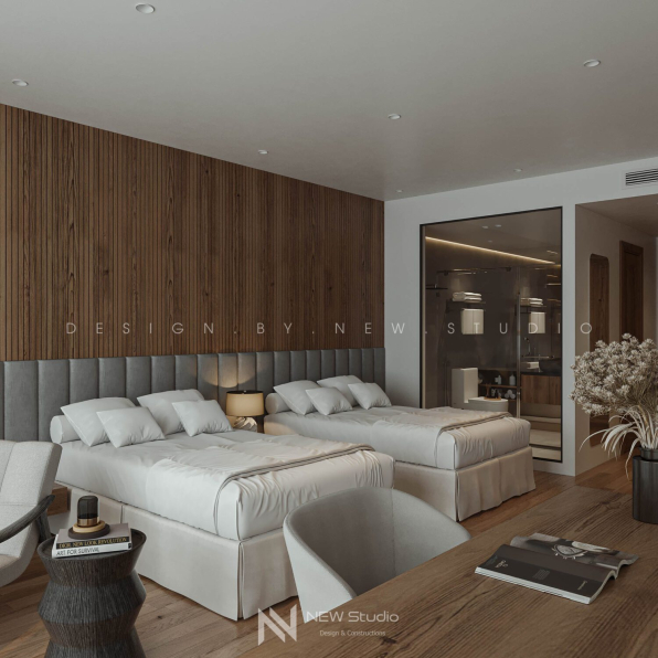 Hai - 3D Hotel Bedroom Interior Model Download