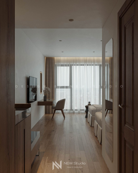 Hai - 3D Hotel Bedroom Interior Model Download