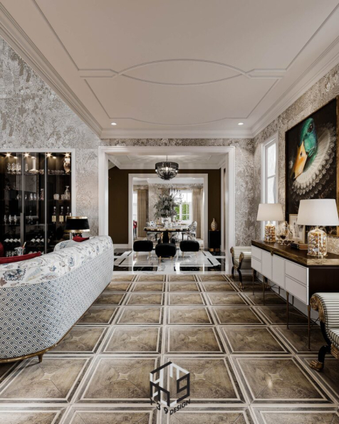 Minh Khanh - Free 3D Living Room Interior Model Download 