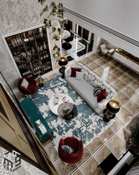 Minh Khanh - Free 3D Living Room Interior Model Download 