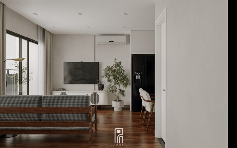 Cuong Tran - 3D Living Room - Kitchen Interior Model Download 