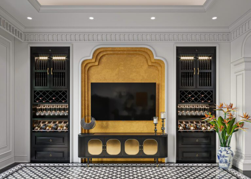 Nguyen Thanh Binh -3D Indochine Living Room - Kitchen Interior Model Download 