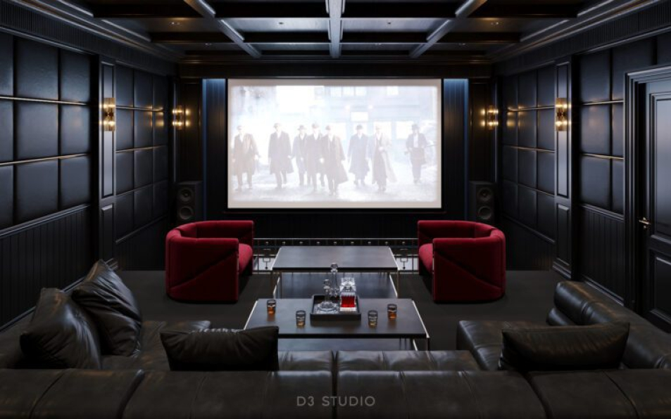 Pham Viet Dung - 3D Movie Room Interior Model Download 