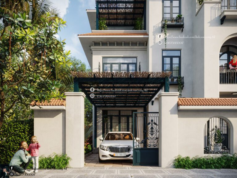 Dinh Van Cong - Free 3D House Exterior Model Download 