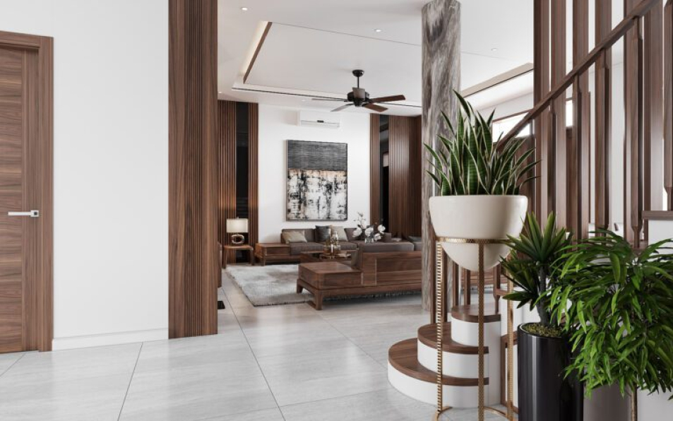 Phan Thanh Duong - 3D Living Room - Kitchen Interior Model Download 