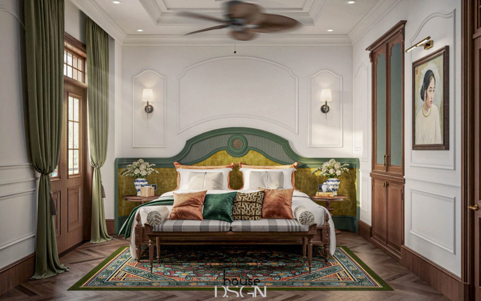 Quang Huyy - Download Free Indochine Master Bedroom Interior Model 