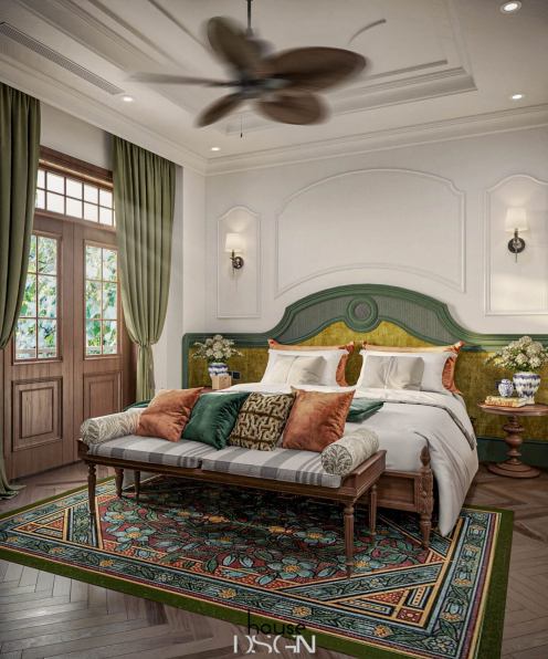Quang Huyy - Download Free Indochine Master Bedroom Interior Model 