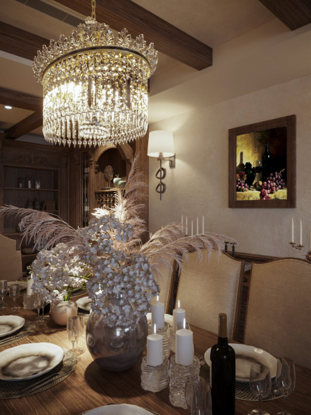 Phuong Tran - 3D Living Room - Kitchen Interior Model Download