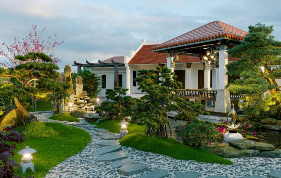 Tran Van Duong - 3D Garden Exterior Model Download 