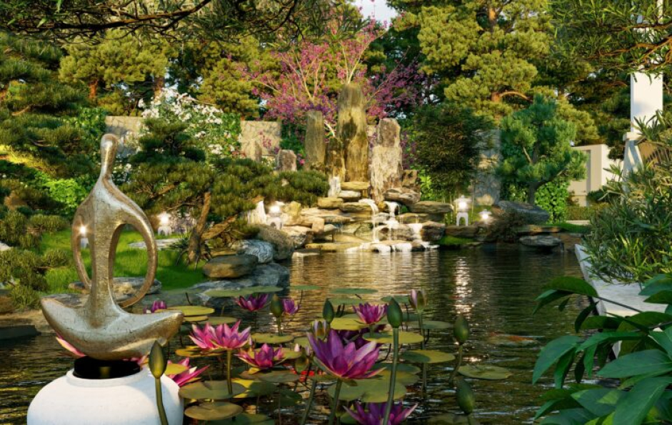 Tran Van Duong - 3D Garden Exterior Model Download 