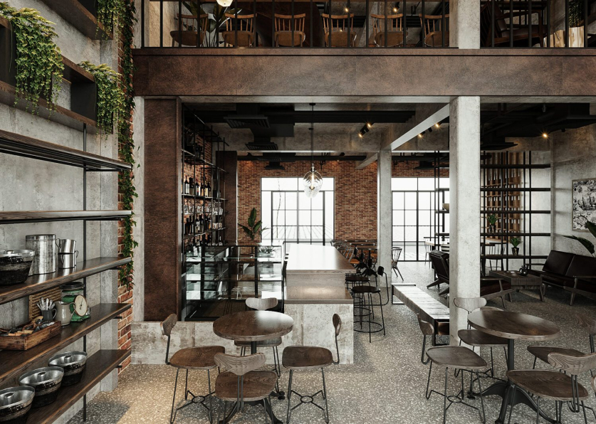 Trung Nguyen - Free 3D Coffee Room Interior Model Download 