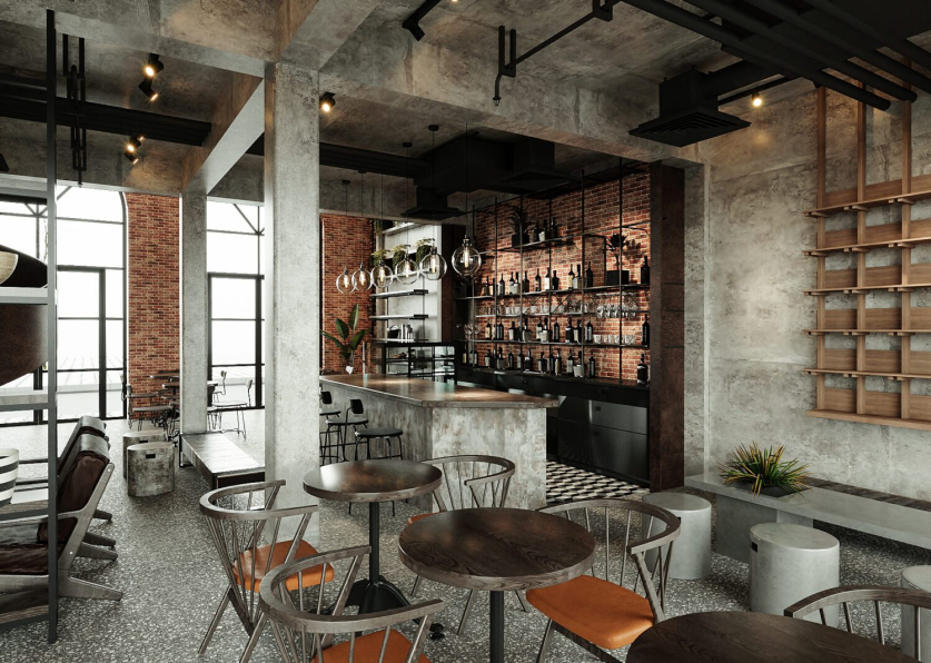 Trung Nguyen - Free 3D Coffee Room Interior Model Download 