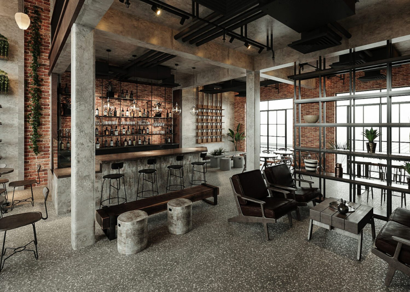 Trung Nguyen - Free 3D Coffee Room Interior Model Download 
