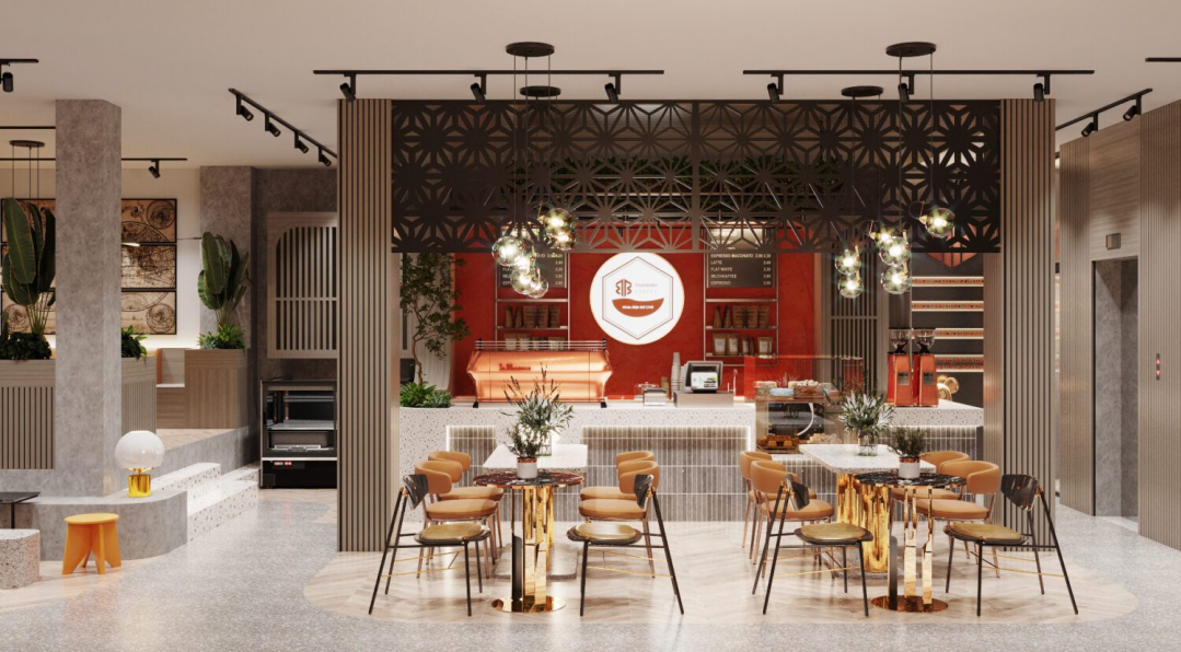 Dat Bui - Free 3D Coffee Room Interior Model Download 