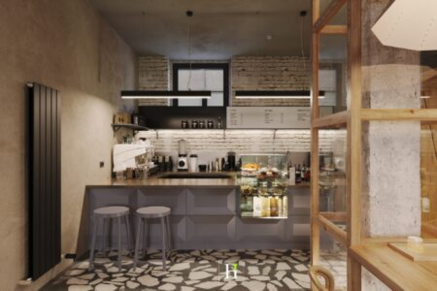 Hoang Thong - Free 3D Coffee Room Interior Model Download