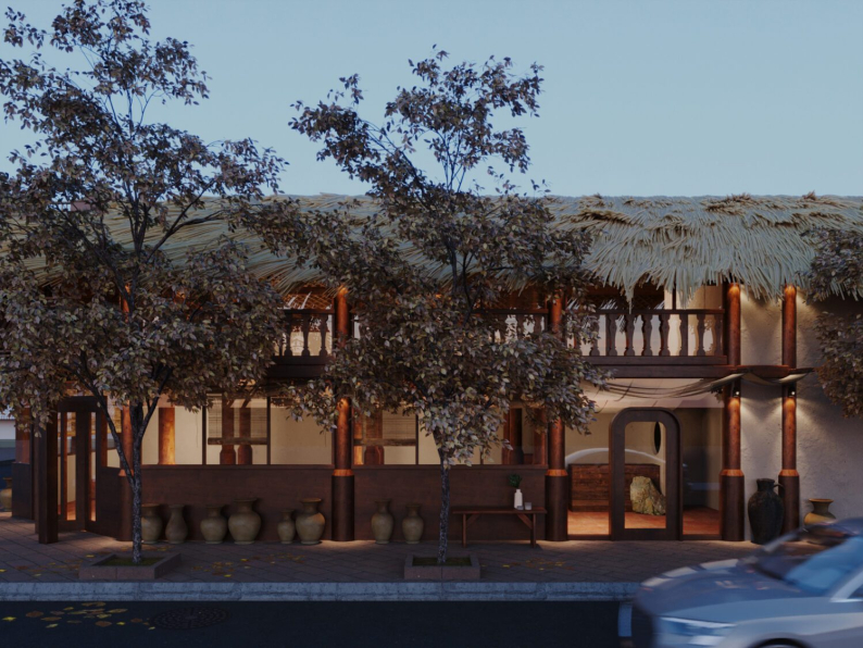 Tuan Khi - Download Free Restaurant Interior Model