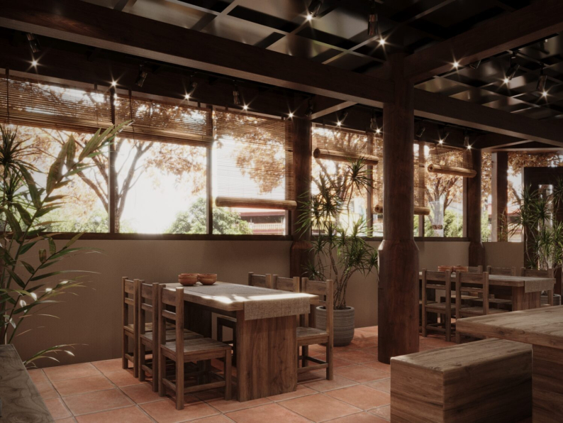 Tuan Khi - Download Free Restaurant Interior Model