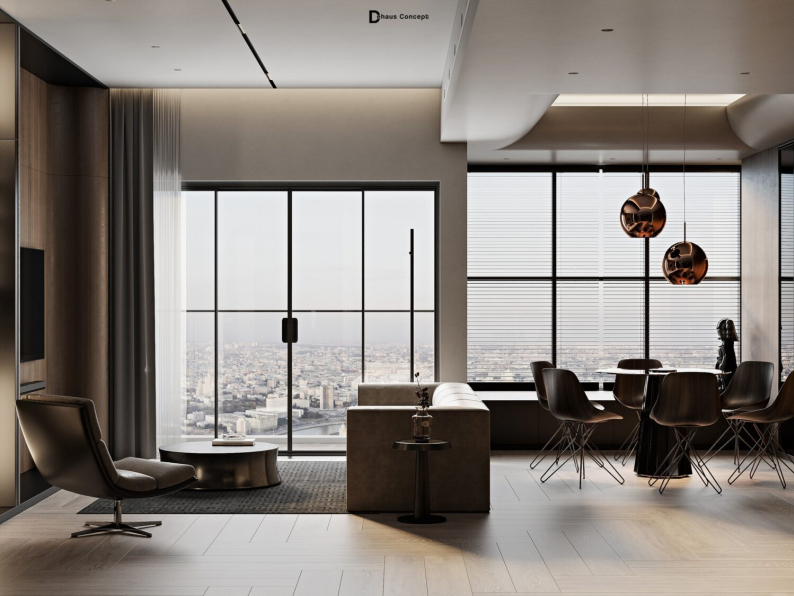 Trung Hau Tran -  Download Free Living Room Interior Model 